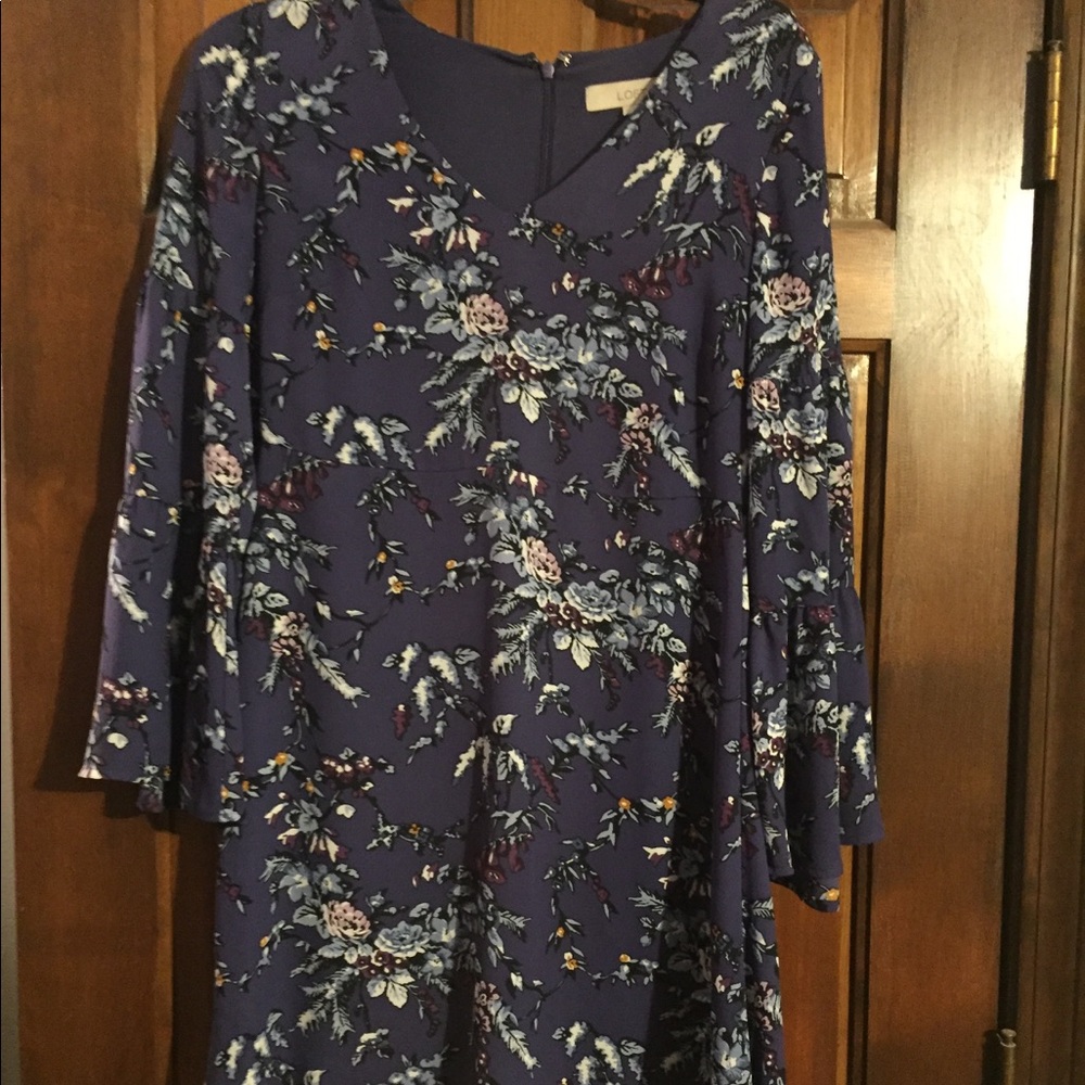 Long sleeve satin dress